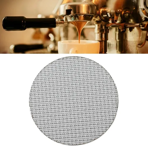Miniatura 8 de Coffe Puck - Filtro de malla de malla reutilizable de acero inoxidable 316 con múltiples capas sinterizadas, para hacer café (2.303 in)
