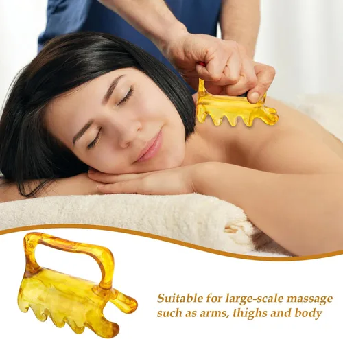 Miniatura 7 de lasuroa Herramienta de masaje grande para la celulitis, herramienta de masaje de celulitis de resina, masajeador de nudos musculares de mano