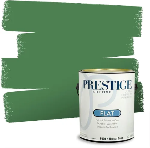 Miniatura 72 de PRESTIGE Pintura exterior e imprimación en uno, aloe, plano, 1 galón