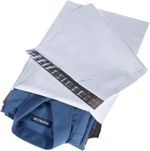 Miniatura 57 de Metronic Sobres de polietileno grandes de 24 x 24 pulgadas, 100 unidades, bolsas de envío adhesivas fuertes para ropa, sobres impermeables para Lila