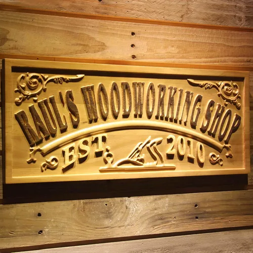 Miniatura 53 de ADVPRO wpa0031 - Letrero de madera personalizado con nombre de Lake House para decoración del hogar, boda, tamaño mediano, 18.25 x 7.25 pulgadas