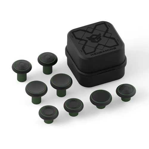 Miniatura 12 de HEXGAMING Palancas de repuesto de 2 alturas abovedadas y cóncavas para controladores Phantom y Ultimate Pro - Parte base no está incluida