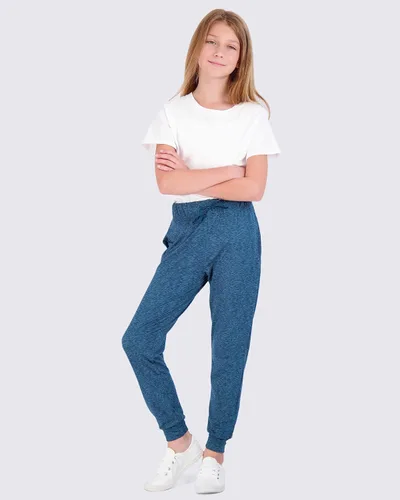 Miniatura 4 de Real Essentials Paquete de 3 pantalones deportivos suaves para niñas de 7 a 16 años