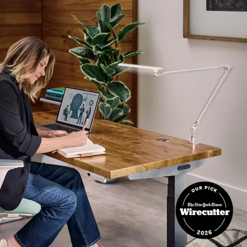 Miniatura 2 de UPLIFT DESK Lámpara de escritorio LED E7, 3 modos de color ajustables, luz de escritorio de oficina en casa regulable para escritorio de pie