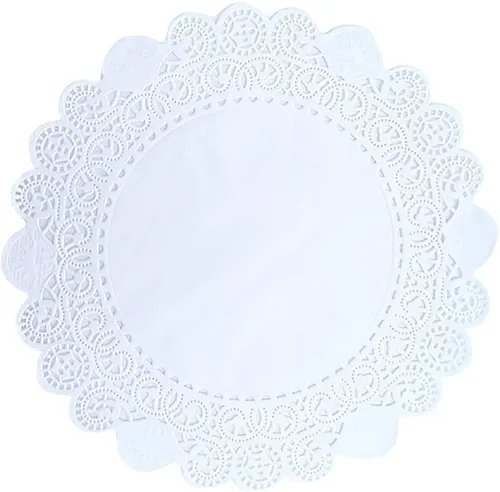 Miniatura 37 de 250 piezas de papel redondo de encaje de 3.5 pulgadas de alta calidad, sin polvo, corte limpio, diseño simple: fiesta/regalo/para tartas/decoración