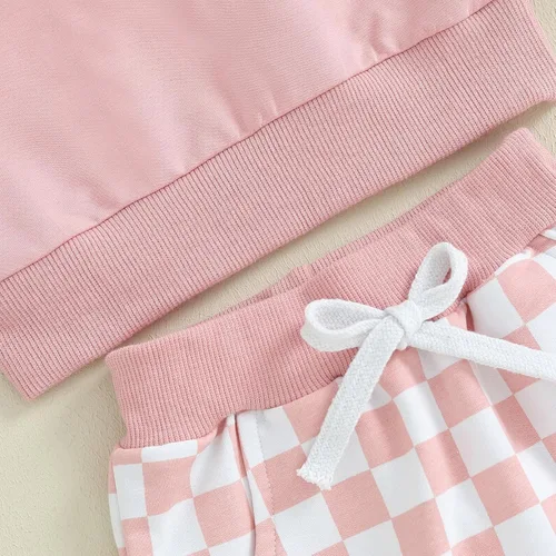 Miniatura 6 de Lesimsam Conjunto de sudadera de manga larga para bebé niño y niña, para otoño e invierno