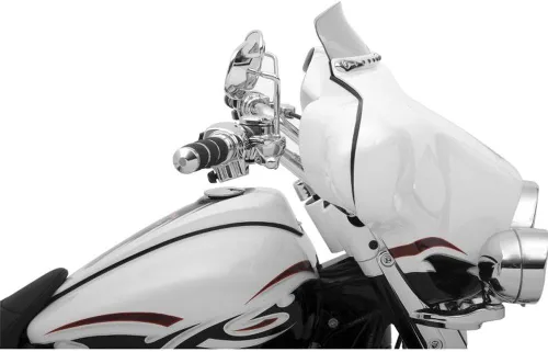Miniatura 12 de Klock Werks parabrisas para motocicleta, 3.5 pulgadas, color negro para FLH 1996-2013