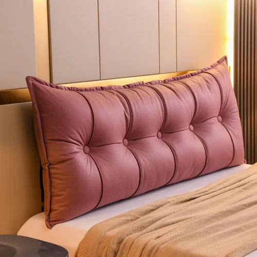 Miniatura 9 de Almohada grande para cabecero, cojín de cuña para reposo en cama, almohada de lectura, impermeable, para sentarse en la cama, sofá cama, respaldo