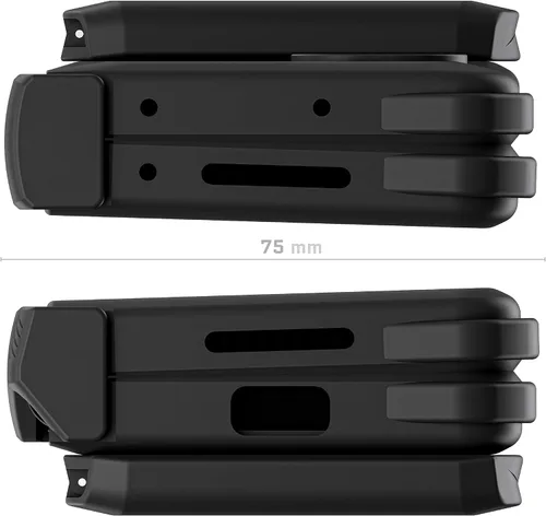 Miniatura 9 de Ghostek Exec - Funda tipo cartera para Galaxy Z Fold 4 con soporte magnético para tarjetas de crédito, protección de bisagra, carga inalámbrica