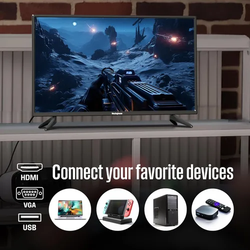 Miniatura 4 de Westinghouse TV de 24 pulgadas, televisor HD LED de pantalla plana no inteligente, funciona con Fire Stick, Roku, Apple TV, TiVo, Xumo