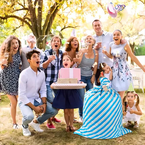 Miniatura 4 de Bolsa de regalo extra grande para regalos, bolsas de regalo de ducha para niños, bolsa de regalo de bebé jumbo para envoltura de bodas, cumpleaños