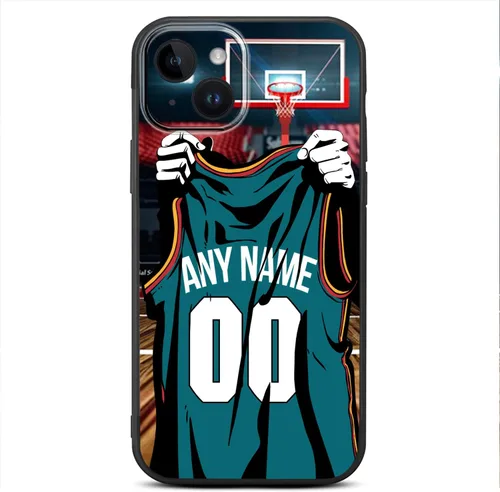 Miniatura 30 de Nombre y número personalizados de bricolaje – Camiseta de baloncesto de Oklahoma City – Funda de silicona líquida para iPhone 17 Air 16 15 Pro Max