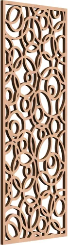 Miniatura 145 de Latrobe Paneles de pared decorativos de madera con calado, 9 3/8 pulgadas de ancho x 24 3/8 pulgadas de alto x 3/8 de alto, roble rojo rojo (Red Oak)