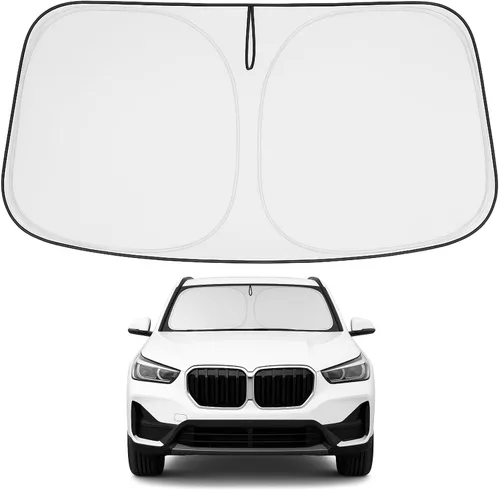 Miniatura 31 de Proadsy Parasol para parabrisas actualizado 2025, ajuste personalizado Dodge RAM 1500 2Dr 2019-2024 2025, 4 capas, plegable, protector de parasol