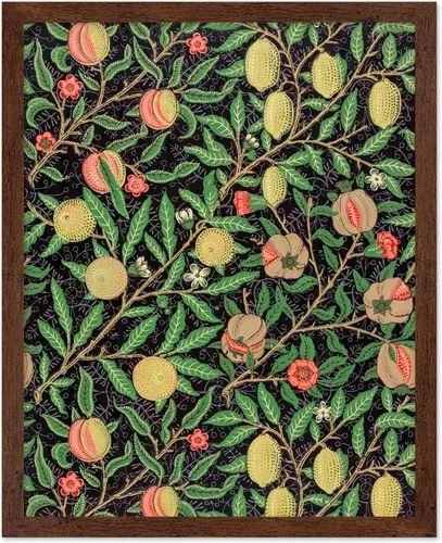 Miniatura 32 de Poster Master Póster vintage de William Morris, estampado de patrón retro de Santiago, arte de flores, arte de patrón textil, regalo para hombres
