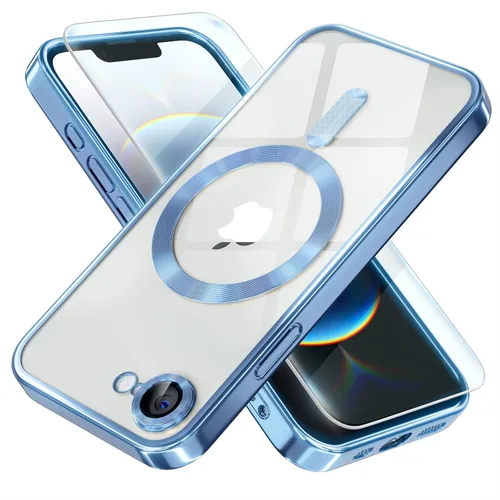 Miniatura 44 de Misea Funda magnética para iPhone 14 compatible con MagSafe [nunca amarillenta] [protección contra caídas de grado militar] protector completo