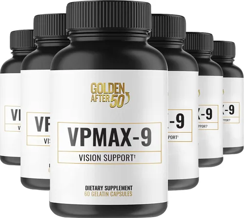 Miniatura 8 de Golden After 50 VpMax-9 - Suplemento antioxidante y cuidado de la vista con vitaminas oculares, luteína, licopeno y extracto de arándano - 60