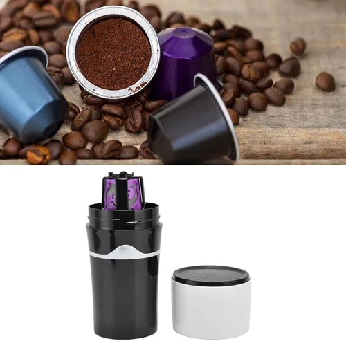 Miniatura 5 de Cafetera de goteo portátil para viajes, cafetera de goteo K Cup, máquina de café por goteo, cafetera portátil para viajes y campamento