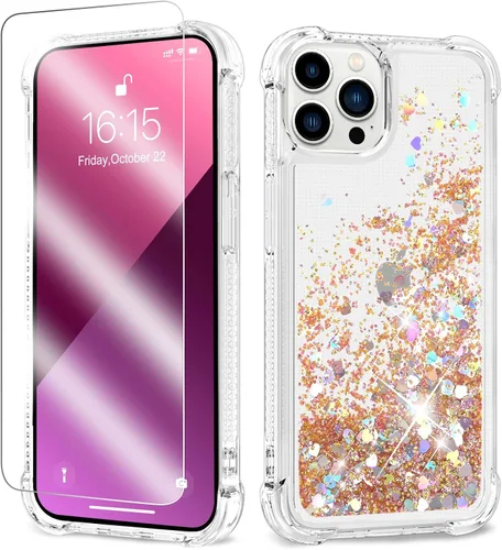 Miniatura 11 de Funda con purpurina para Samsung Z Flip 3, a prueba de golpes, funda de TPU transparente con purpurina líquida para Samsung Z Flip 3 para mujer
