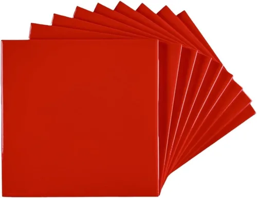 Miniatura 15 de Tenedos - Caja de 10 piezas para azulejos de cerámica brillantes de 4 1/4 pulgadas, para pared de baño y cocina, acabado brillante, aspecto clásico