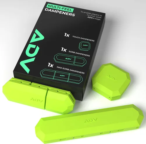 Miniatura 16 de ADV Tennis Amortiguador con tacto personalizado, paquete de 3, amortiguador de raqueta para reducir la vibración, aliviar los síntomas de lesiones