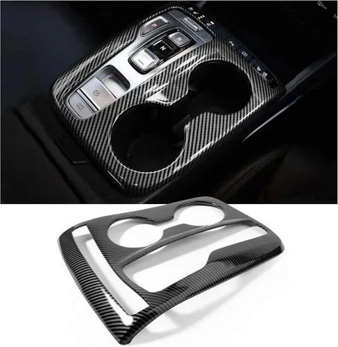 Miniatura 9 de YEE PIN Panel de cambio de marchas negro 2022 Kia EV6 Caja de cambios Decoración del panel de marco para Kia EV6 2022 Recorte de panel de cambio