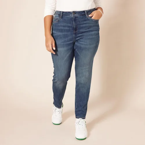 Miniatura 6 de Tienda Essentials Jeans ajustados de talle alto para mujer