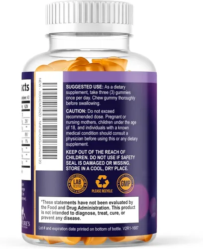 Miniatura 8 de Gomitas de aceite de pescado Omega 3 – 3 veces más fuerte – Suplemento de goma de aceite de pescado Omega 3 de alta absorción con DHA y EPA – Apoyo