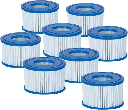 Bestway Coleman SaluSpa Filtro Tipo VI Cartucho de repuesto (8 unidades)