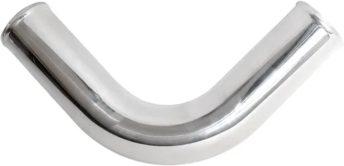 Codo de 90 grados OD 4" (102mm) Longitud de la pata 8" (203mm) Tubo de intercooler de aluminio pulido para tubería de admisión de aire