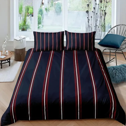 Miniatura 7 de Jingzhang Juego de ropa de cama de teñido anudado colorido mármol adolescente niña ropa de cama acuarela pastel rosa azul púrpura juego de funda