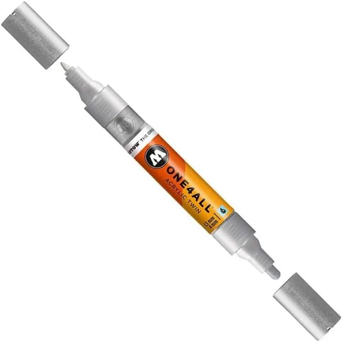 Miniatura 11 de Molotow ONE4ALL - Marcador acrílico de doble bomba, puntas de 0.059 in y 0.157 in, luz Amazonas, 1 cada uno (227.423)