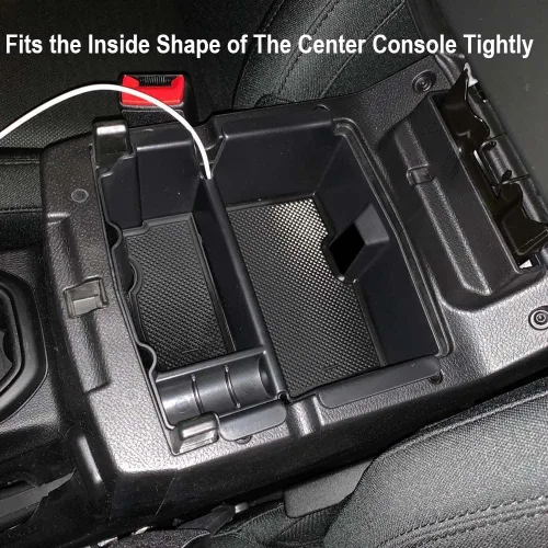 Miniatura 6 de EDBETOS Bandeja organizadora de consola central compatible con Jeep Wrangler JL/JLU 2018-2021 2022 2023 2024 Accesorios Jeep Gladiator JT Truck