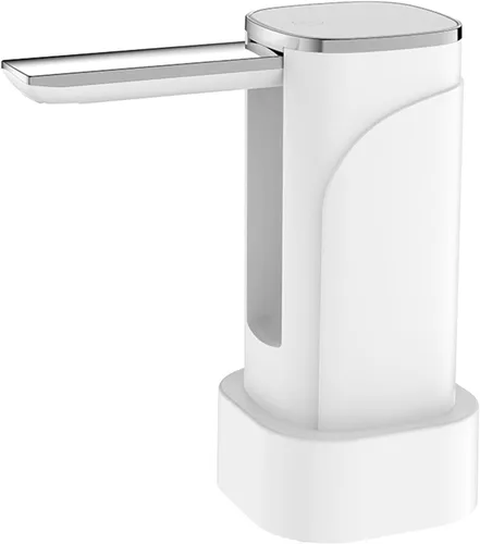 Bomba de agua, dispensador de agua plegable, dispensador de cubo de agua de bombeo rápido, bomba de botella de agua con cable de carga USB para agua