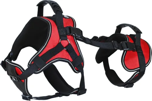 Miniatura 6 de Doggie Stylz Arnés Chaleco Multifuncional de Levantamiento de Cuerpo Completo para Perros, Diseñado para Levantamiento Solo Frontal, Solo Trasero