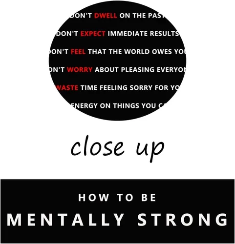 Miniatura 2 de WYJZDZQ8 Lienzo inspirador para la oficina, póster de arte de pared, cuadros motivacionales, lienzo con texto en inglés "How To Be Mentally Strong