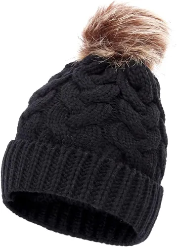 Miniatura 4 de Gorro de punto cálido de invierno para padres e hijos, para madre e hijahijo, gorro de punto familiar