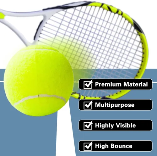Miniatura 3 de Swingers Pelotas de tenis, pelotas de ejercicio de entrenamiento para mascotas, pelotas de tenis de práctica de alta elasticidad para principiantes
