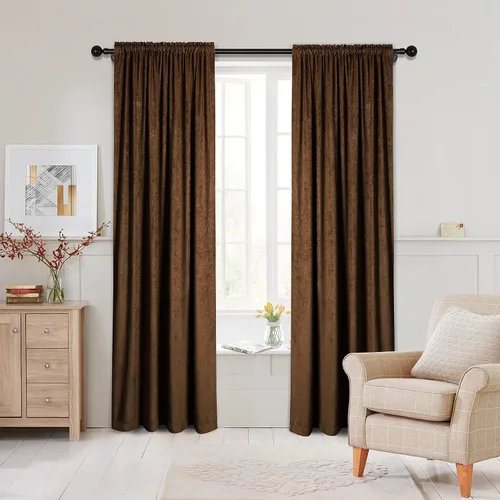 Miniatura 35 de Cortinas de doble cara de felpilla para cortina de cocina, cenefa para sala de estar