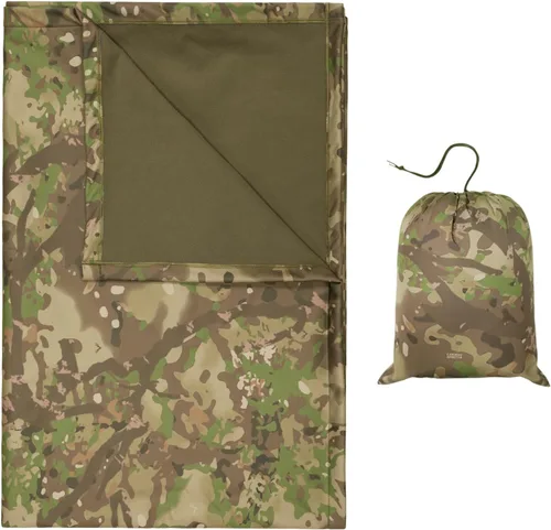 Miniatura 25 de LOOGU Manta Camuflaje Impermeable Aislante Forro de Poncho para Camping al Aire Libre, Senderismo, Caza, Supervivencia, Mochileros, Picnic Us