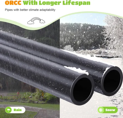 Miniatura 9 de ORCC Trampolín para niños, capacidad de peso de 1200 libras, trampolín al aire libre 16, 15, 14, 12, 10, 8 pies, trampolines para niños y adultos
