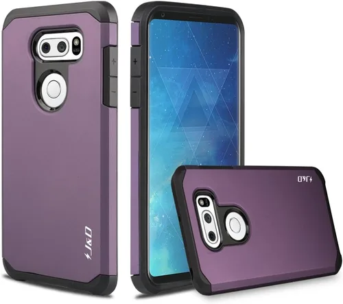 Miniatura 9 de LG V30 Caso, [ArmorBox] [Dual Layer] híbrido prueba de golpes Rugged Case de Protección para LG V30 de J & D, Negro