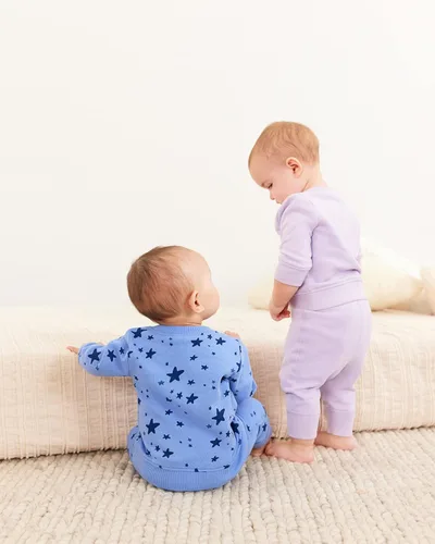 Miniatura 4 de Moon and Back Pantalón deportivo unisex de felpa francesa para bebés