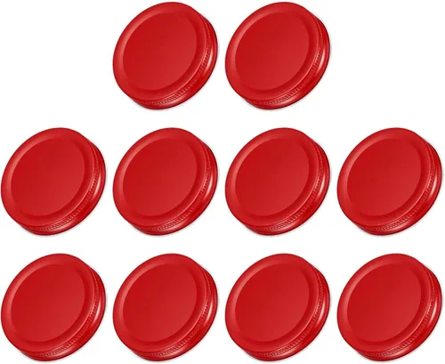Miniatura 7 de uxcell Tapas para tarros de conserva, 2.76 pulgadas, boca regular, tapas de placa de hojalata a prueba de fugas para conservas de cocina