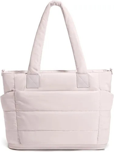 Miniatura 19 de Bolso de mano acolchado para mujer, bolso grande de enfermera, bolso de hombro con cremallera para trabajo y viajes