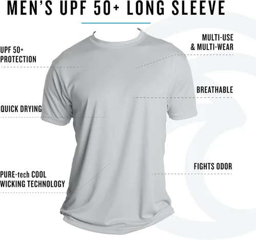 Miniatura 3 de Camiseta deportiva Vapor Apparel con protección solar de más de 50 UPF de mangas cortas para hombre