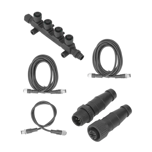 Miniatura 9 de Fydun Marine NMEA 2000 Kit de arranque Conector de cable Terminación Combinación ABS a prueba de herrumbre Universal NMEA Network Starter Kit