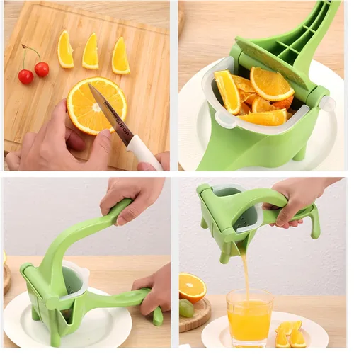 Miniatura 2 de Exprimidor manual de limón, exprimidor de cítricos, prensa manual, extractor de jugo de alta resistencia, jugo de fruta fresca para limón, lima