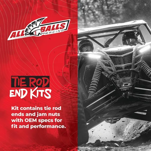 Miniatura 4 de All Balls Racing Kit de extremo de barra de acoplamiento compatible con/repuesto para - Outer Only Can-Am Outlander 1000 Efi 6X6 15, 51-1034