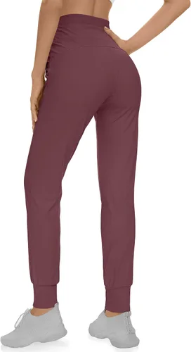 Miniatura 2 de TARSE Pantalones deportivos para mujer con bolsillos y cordón para correr